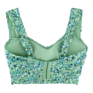 Careless Bikinitopp Miami bikinitopp - Pastellgrønn - Flower paint