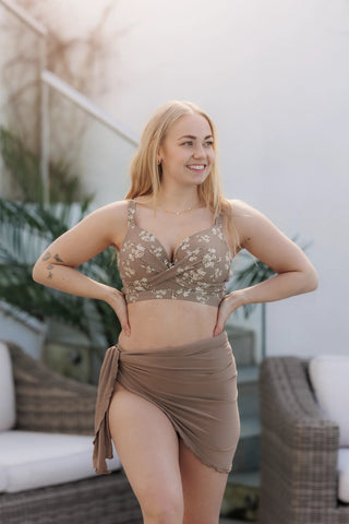 Careless Bikinitopp Roma bikinitopp - Mørk beige - Blossom