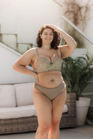 Careless Bikinitopp Roma bikinitopp - Mørk beige - Dalia