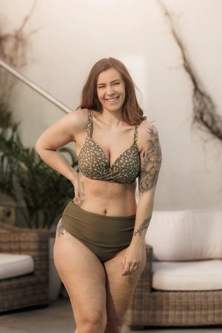 Careless Bikinitruse High Waist Bikini String - Grønn