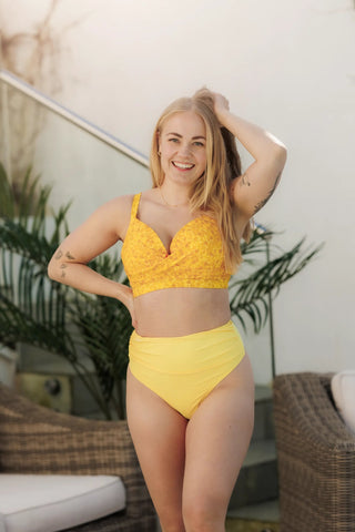 Careless Bikinitruse High Waist Bikini String - Gul