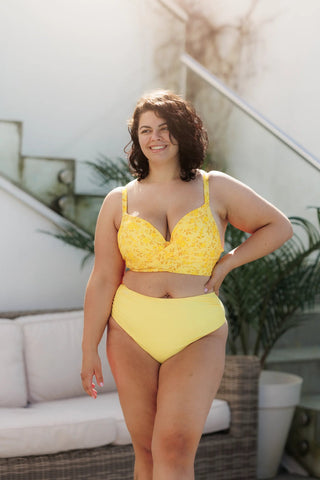 Careless Bikinitruse High Waist Bikini String - Gul