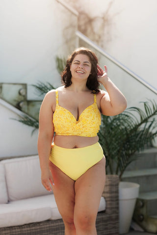 Careless Bikinitruse High Waist Bikini String - Gul