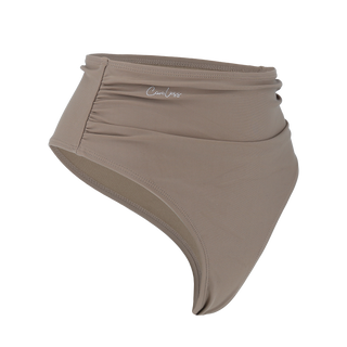 Careless Bikinitruse High Waist Bikini String - Mørk Beige
