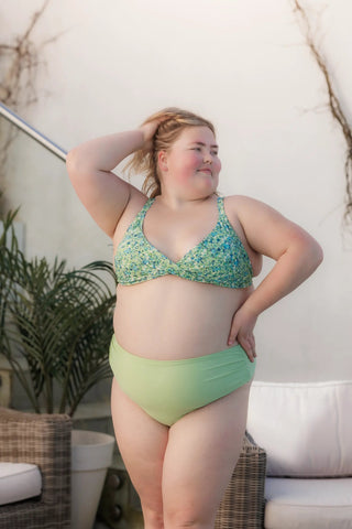 Careless Bikinitruse High Waist Bikini String - Pastellgrønn