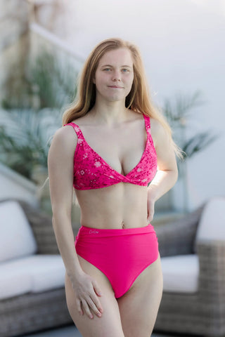 Careless Bikinitruse High Waist Bikini String - Rosa