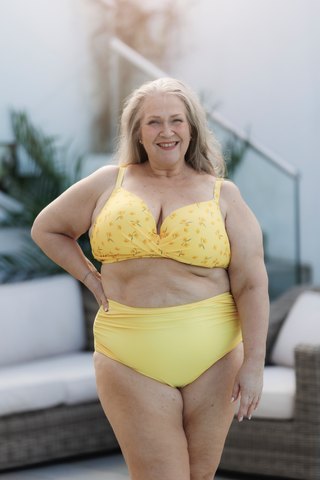 Careless Bikinitruse High Waist bikinitruse - Gul