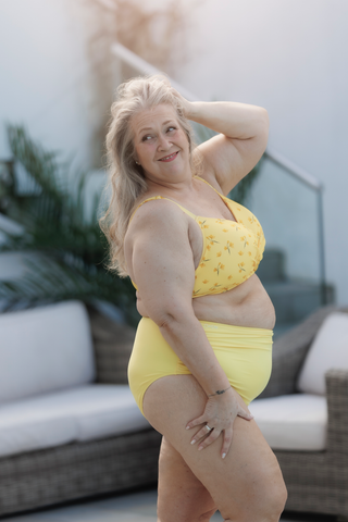 Careless Bikinitruse High Waist bikinitruse - Gul