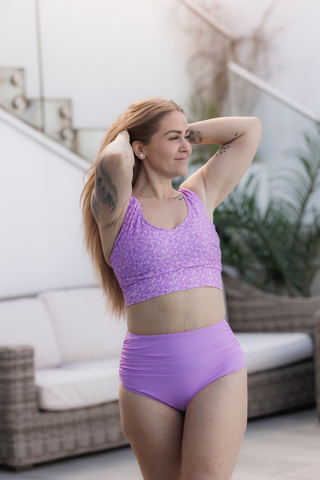 Careless Bikinitruse High Waist bikinitruse - Lilla