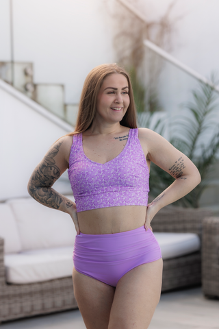 Careless Bikinitruse High Waist bikinitruse - Lilla