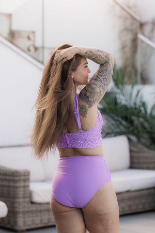 Careless Bikinitruse High Waist bikinitruse - Lilla