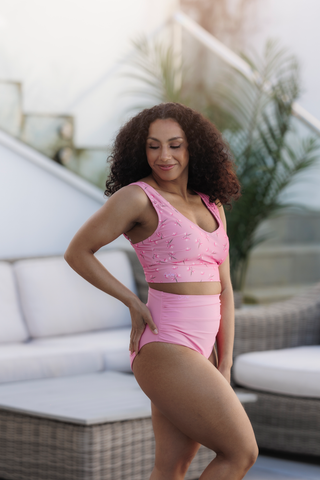 Careless Bikinitruse High Waist bikinitruse - Lyserosa