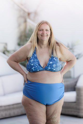 Careless Bikinitruse High Waist bikinitruse - Mørkeblå