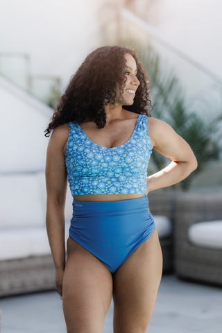 Careless Bikinitruse High Waist bikinitruse - Mørkeblå