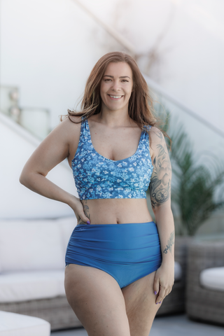 Careless Bikinitruse High Waist bikinitruse - Mørkeblå