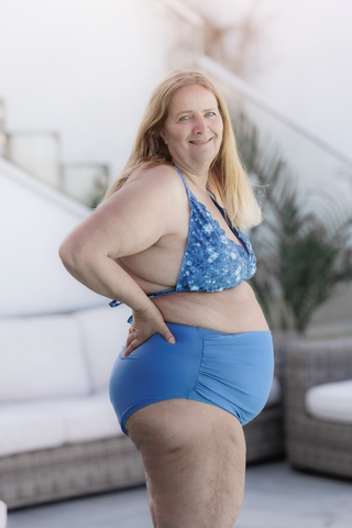 Careless Bikinitruse High Waist bikinitruse - Mørkeblå