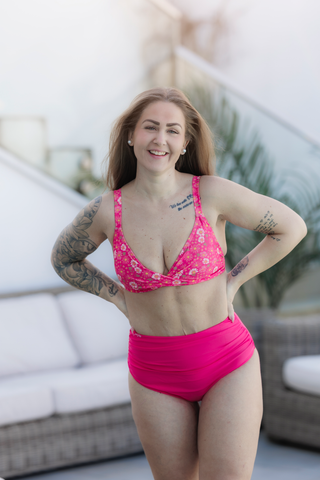Careless Bikinitruse High Waist bikinitruse - Rosa