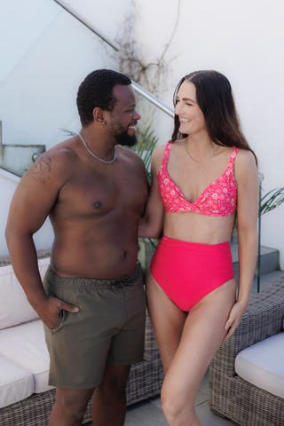 Careless Bikinitruse High Waist bikinitruse - Rosa