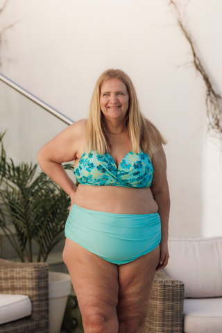 Careless Bikinitruse High Waist bikinitruse - Turkis