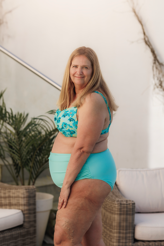 Careless Bikinitruse High Waist bikinitruse - Turkis