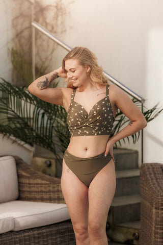 Careless Bikinitruse Mid Waist Bikini String - Grønn