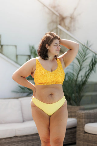 Careless Bikinitruse Mid Waist Bikini String - Gul