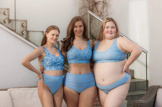 Careless Bikinitruse Mid Waist Bikini String - Lyseblå