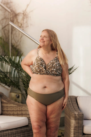 Careless Bikinitruse Mid Waist bikinitruse - Grønn