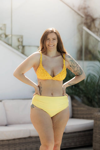 Careless Bikinitruse Mid Waist bikinitruse - Gul
