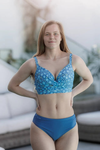 Careless Bikinitruse Mid Waist bikinitruse - Mørkeblå