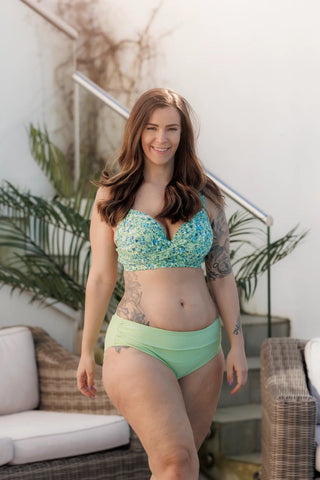 Careless Bikinitruse Mid Waist bikinitruse - Pastellgrønn