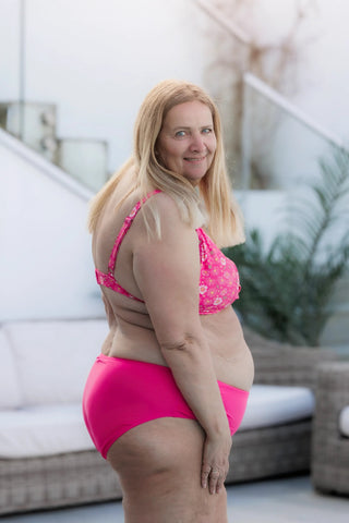 Careless Bikinitruse Mid Waist bikinitruse - Rosa