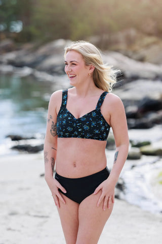 Careless Bikinitruse Mid Waist bikinitruse - Svart