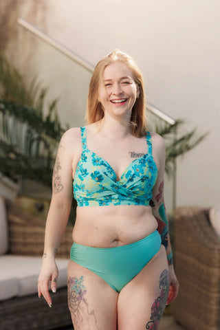 Careless Bikinitruse Mid Waist bikinitruse - Turkis