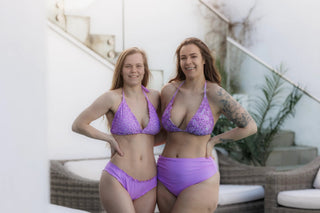 Careless Bikinitruse Ruffle Bikinitruse - Lilla