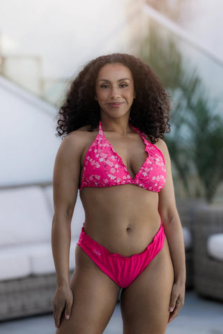 Careless Bikinitruse Ruffle Bikinitruse - Rosa
