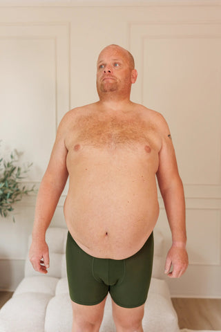 Careless Boksershorts Lukas Boksershorts long 2 pk - Mørk grønn/mørk blå