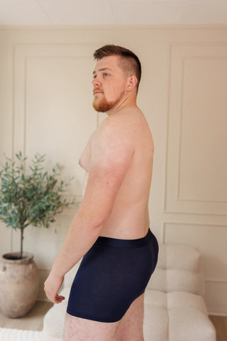 Careless Boksershorts Lukas Boksershorts long 2 pk - Mørk grønn/mørk blå