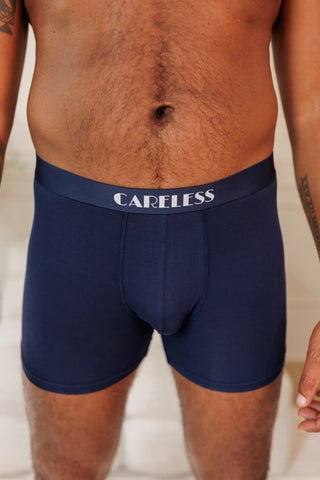 Careless Boksershorts Lukas Boksershorts long 2 pk - Mørk grønn/mørk blå