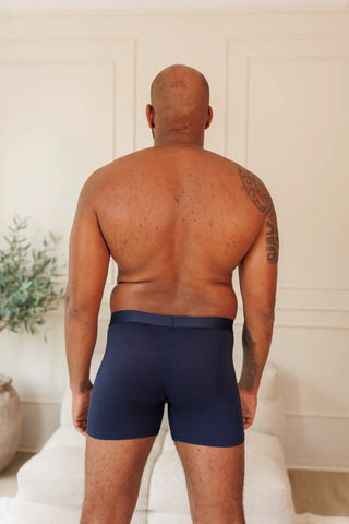 Careless Boksershorts Lukas Boksershorts long 2 pk - Mørk grønn/mørk blå