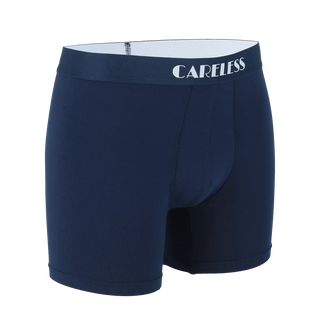 Careless Boksershorts Lukas Boksershorts long 2 pk - Rifle Green/Black Iris