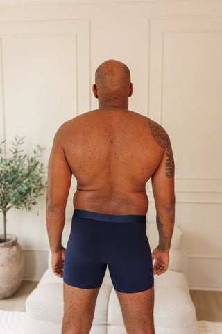 Careless Boksershorts Vegard Boksershorts long 2 pk - Mørk grønn/mørk blå