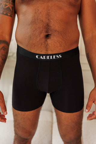 Careless Boksershorts Vegard Boksershorts long 2 pk - Svart/svart