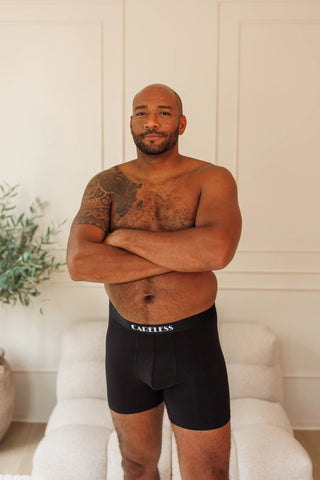 Careless Boksershorts Vegard Boksershorts long 2 pk - Svart/svart