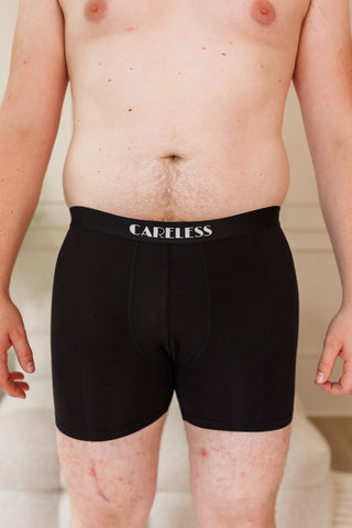 Careless Boksershorts Vegard Boksershorts long 2 pk - Svart/svart