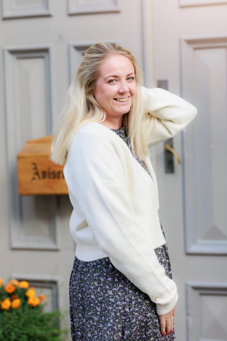 Careless Cardigan Lene Cardigan - Hvit