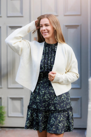 Careless Cardigan Lene Cardigan - Hvit