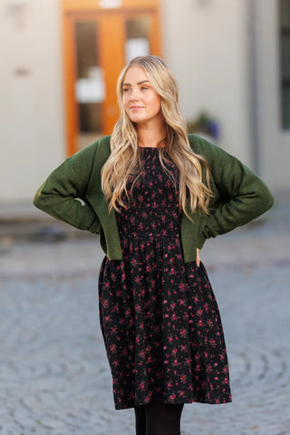 Careless Cardigan Lene Cardigan - Mørk grønn