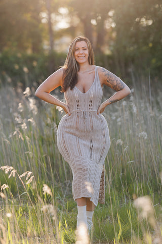 Careless Celina kjole - Beige