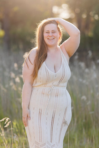 Careless Celina kjole - Eggnog